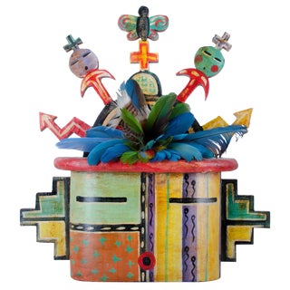 1997 Gregory Lomayesva Hopi Mask For Sale