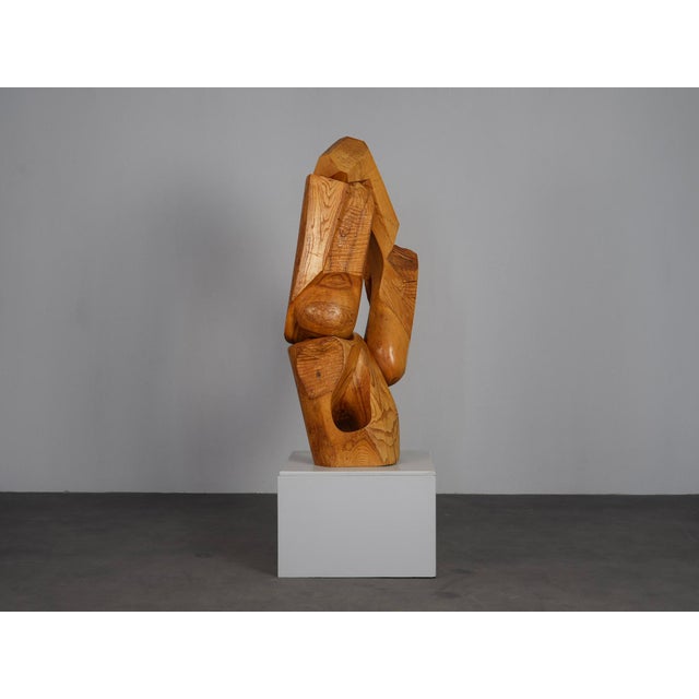 Joop Van Bergen, Herbalans, 1980s, Elm For Sale - Image 4 of 11
