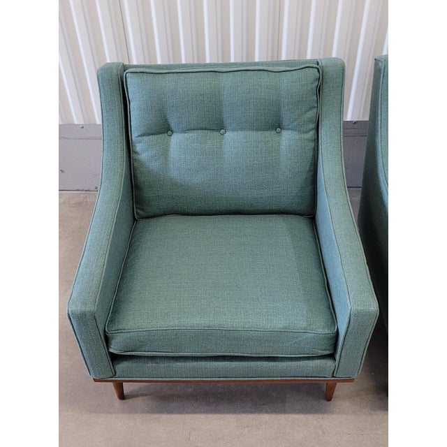 Mid Century Milo Baughman Lounge Chairs- Pair For Sale - Image 6 of 18