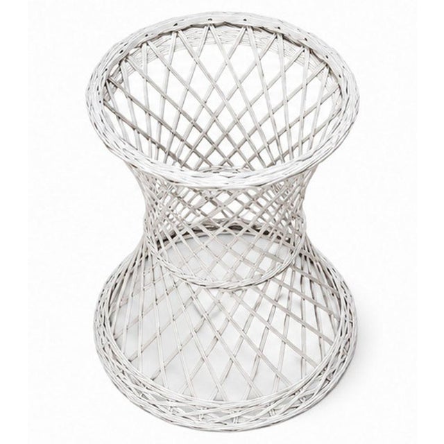 Mid-Century Modern Mid-Century 30" Tall Spun Fiberglass Hourglass Plant Stand by Russell Wood For Sale - Image 3 of 5