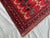Red Turkmen Tribal Bukhara Hand-Knotted Wool Rug - 5'2" X 3'8" For Sale - Image 6 of 13