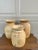 Set of 3 Antique Hand-Turned Bleached Wood Vessels For Sale - Image 11 of 11