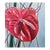 2000s "Anthurium" Large Gallery Wrapped Oil Painting by Judith Moore For Sale