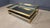 Gold Vintage 23kt Gold Layered Two-Tier Coffee Table from Belgochrom, 1970s For Sale - Image 8 of 12