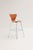 Brown Series 7 3187 Bar Stool in Wood by Arne Jacobsen for Fritz Hansen For Sale - Image 8 of 8