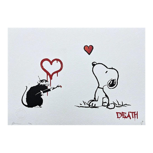 Death Nyc - Banksy Love Rat and Snoopy Limited Edition