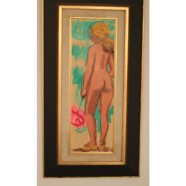 Knut Norman, Inga, 1960s, Oil on Panel, Framed For Sale - Image 13 of 18