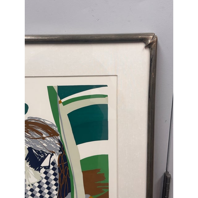Late 20th Century Yukihiko Tajima “The Bon Festival” Limited Edition Serigraph, 58/75 For Sale - Image 5 of 12