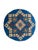 1980s Afghan Tribal Geometric Round Wool Rug 3’3” X 3’3” For Sale - Image 5 of 6