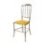 Italian Brass Dining Chair by Chiavari, 1970s For Sale - Image 11 of 11