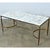Early 20th Century Early 20th Century French White Marble & Brass Coffee Table in the Maison Jansen Style For Sale - Image 5 of 12