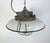 Industrial Grey Enamel Factory Cage Pendant Lamp in Cast Iron from Zaos, 1960s For Sale - Image 10 of 18