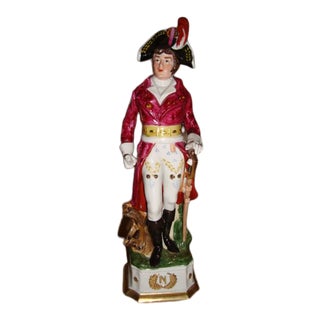 1950s Meissen Napoleonic Marshal Lannes Porcelain Figurine For Sale