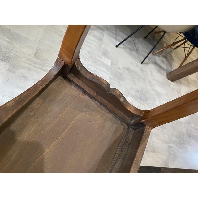 Brown Louis XV Style Console Table in Cherrywood, 1950s For Sale - Image 8 of 18