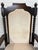 Cream Vintage Jacobean Revival or Tudor Style Barley Twist Oak Armchair and Rocker Set For Sale - Image 8 of 17