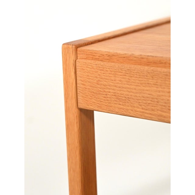 Wood Vintage Scandinavian Oak Bedside Table, 1960s For Sale - Image 7 of 9