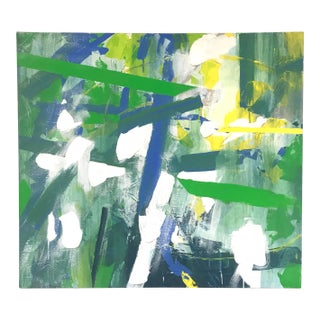 Vintage Abstract "Unfinished-Unlimited Joys" Multimedia Painting For Sale