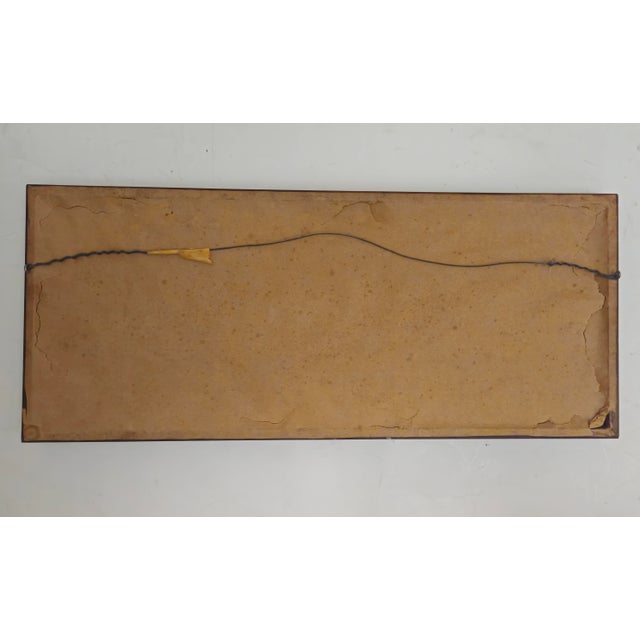 Signed William (Bill) Haendel Cast Paper Relief Sculpture Art, 1981 For Sale - Image 15 of 17