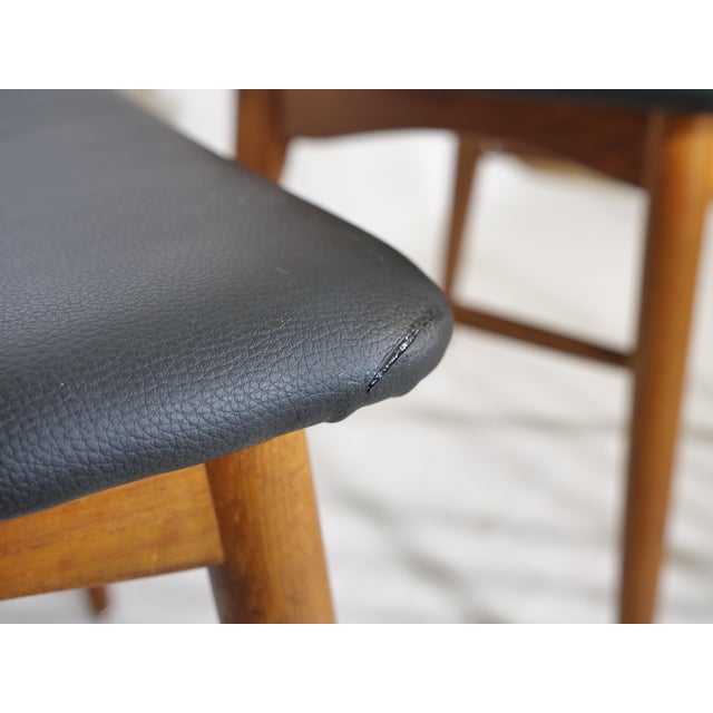 Mid-Century Modern Teak Dining Chairs by Niels Koefoed for Hornslet, 1960s, Set of 4 For Sale - Image 13 of 14