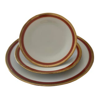 1980s Richard Ginori “Palermo Rust” Full China Set – 61 Pieces For Sale