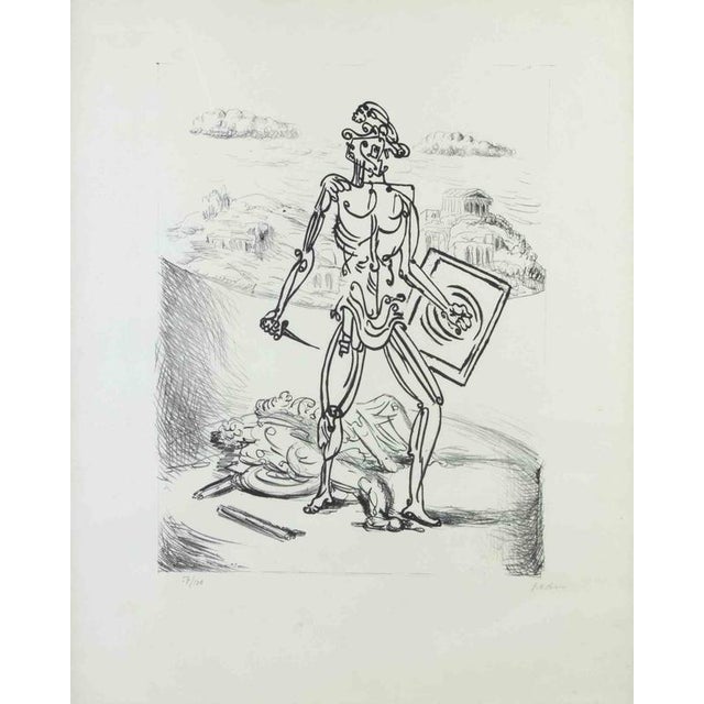Giorgio De Chirico, Le Gladiateur, Lithograph, 1929 For Sale - Image 7 of 7