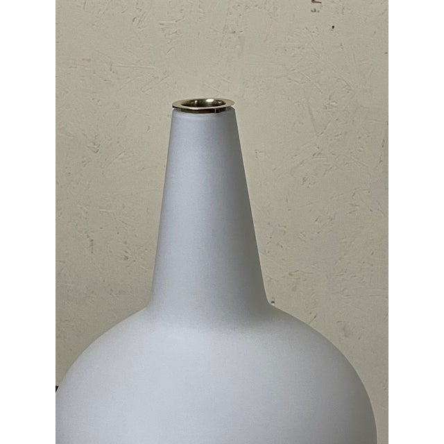 1950s Opaline Glass Model 1837/1 Vase Lamp by Max Ingrand for Fontana Arte, 1950s For Sale - Image 5 of 16