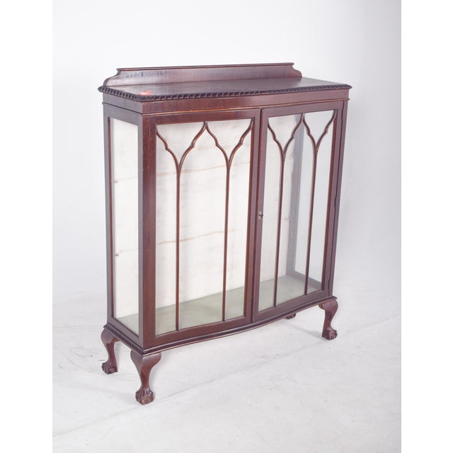Portuguese Front Display Cabinet, 1890s For Sale - Image 5 of 10