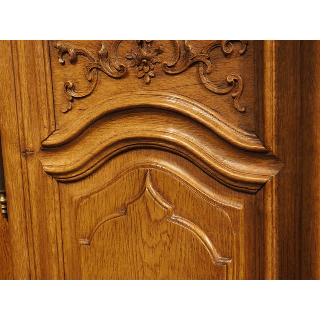 Early 18th Century French Oak Buffet Deux Corps From Colmar, Alsace For Sale - Image 10 of 13