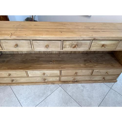 Antique Sideboard or Chest of 12 Drawers For Sale - Image 10 of 13