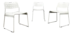 Vintage Space Age Chairs by Rodney Kinsman for Bieffeplast, 1970s, Set of 3