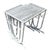 Mid-Century Modern Salterini Style Wrought Iron Mesh Nesting Tables, Set of 3 For Sale In Los Angeles - Image 6 of 10