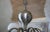 White Brass Chandelier, 1970s For Sale - Image 4 of 7
