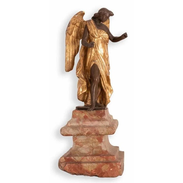 Baroque Roman Sculptures, Early 18th Century, Set of 2 For Sale - Image 3 of 6