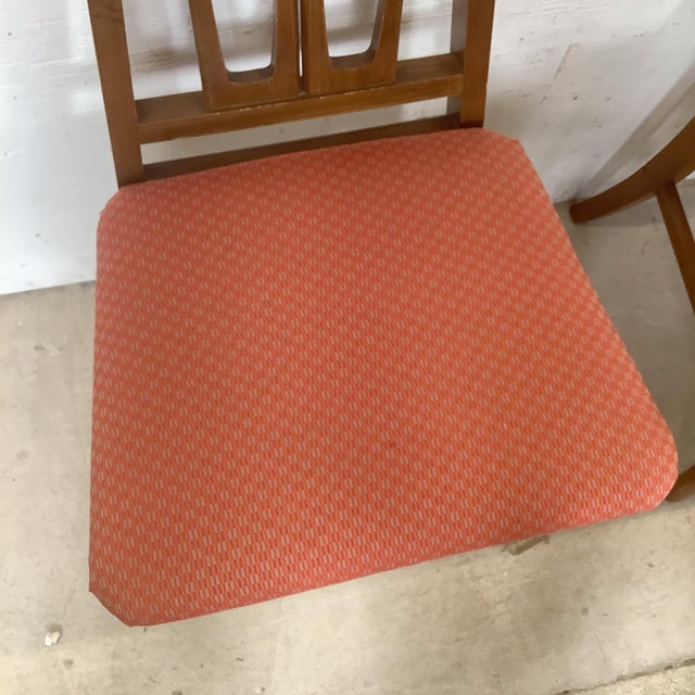 1960s Young Manufacturing Walnut High-Back Dining Chairs – Set of 6 For Sale - Image 10 of 18