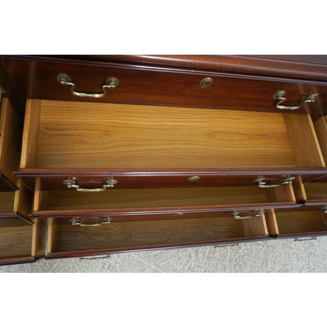 Link Taylor Heirloom Mahogany Long Dresser For Sale - Image 4 of 18