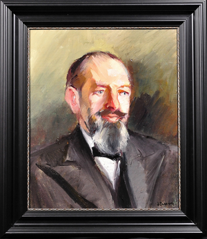 S Sassoon, A Portrait of a Gentleman, 1920s, Oil on Canvas, Framed