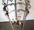 1990s Monumental French Style Mid-Century Wrought Iron 5 Light Lantern/Chandelier For Sale - Image 5 of 5