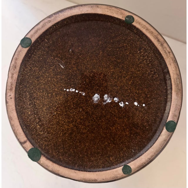 Large Scheurich Ceramic Vessel, West Germany For Sale - Image 9 of 9
