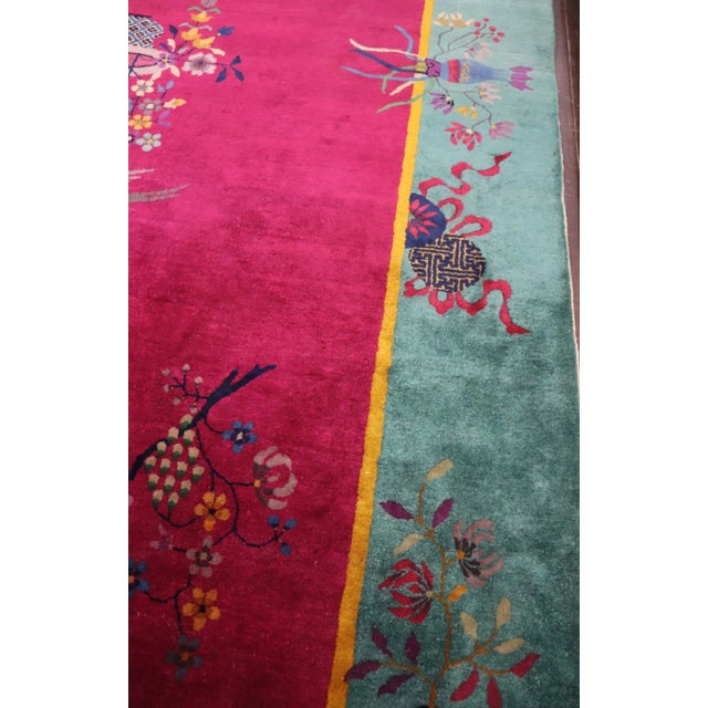 Antique Art Deco Rug For Sale - Image 11 of 12