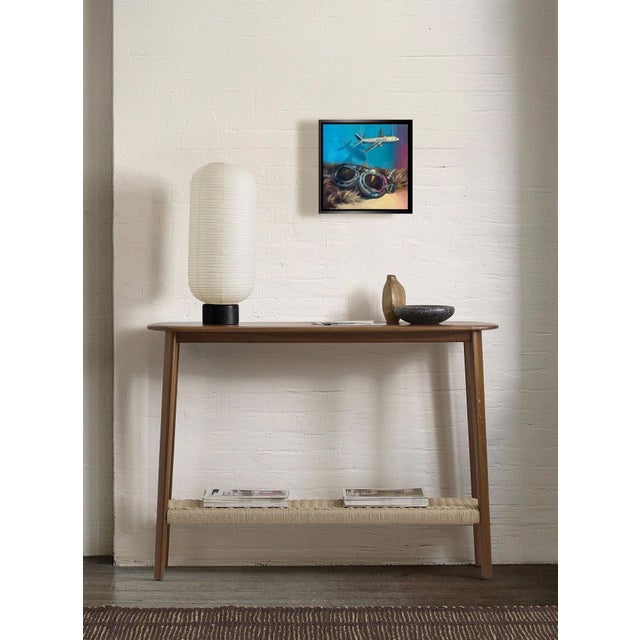 Contemporary Personal Items by Denise Dambrackas | Oil on linen panel Still life of goggles and an airplane model For Sale - Image 3 of 5