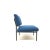 Vintage Blue Armchairs, 1970s For Sale - Image 4 of 9