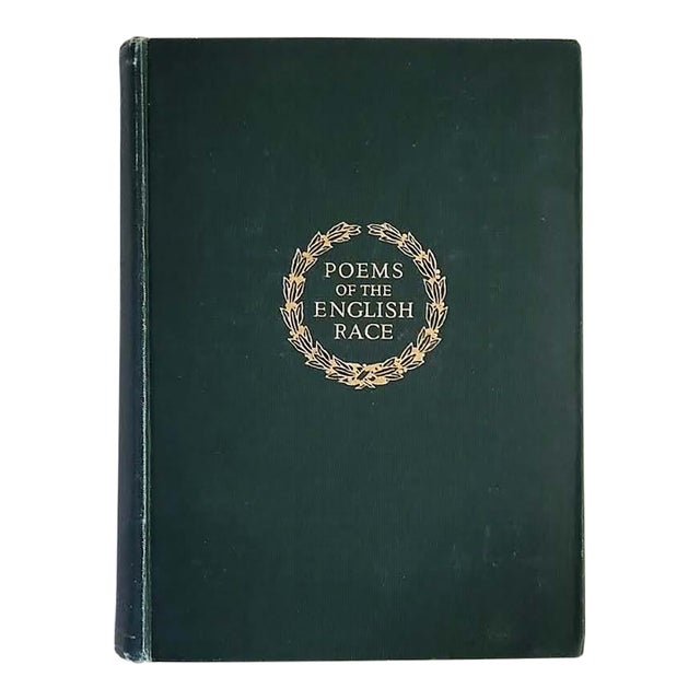 Antiquarian Book "Poems of the English Race" C 1921 Charles Scribner's Sons N Y For Sale