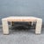 This postmodern square coffee table showcases the artistry of tessellated stone in a soft beige and blush palette. Small...