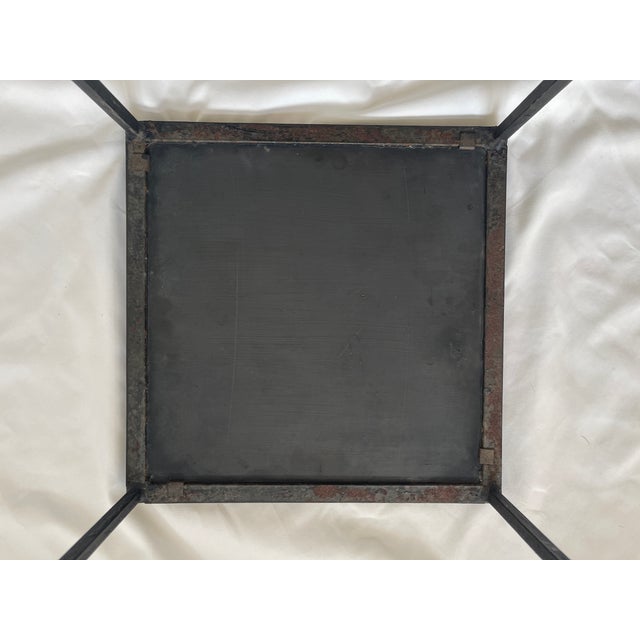 Floris Fiedeldij for Artimeta Attributed 1950's Glass Mosaic Top and Iron Nesting Tables For Sale - Image 10 of 10