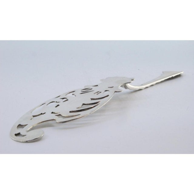 Silver Fish Serving Spatula For Sale - Image 4 of 8