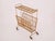 Mid Century Italian Magazine Rack or Side Table Gold 1960s For Sale - Image 9 of 11