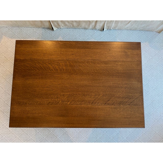 Bunny Williams Oak & Iron Coffee Table With Lion's Paw Feet For Sale - Image 10 of 18
