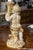 Wood Pair of Italian Giltwood Cherub Candlestick Lamps For Sale - Image 7 of 10
