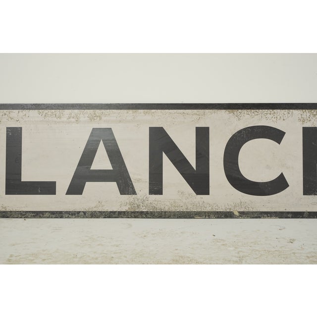 2020s Reclaimed Marty Supreme Delancey Street Movie Prop Sign For Sale - Image 5 of 9
