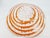 Orange Ceramic Decorative Plate with Spiral Motif by Géza Gorka, 1960s For Sale - Image 6 of 12